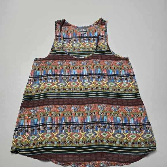 3/$15 Dots sheer boho tank top women's size small - Picture 8 of 8